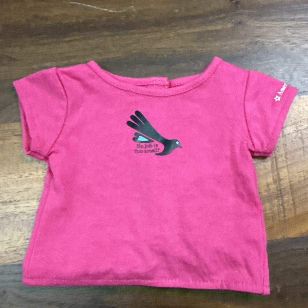 American Girl 3 Piece Bundle Pink Shirt, Pants and Sandals - Picture 2 of 7